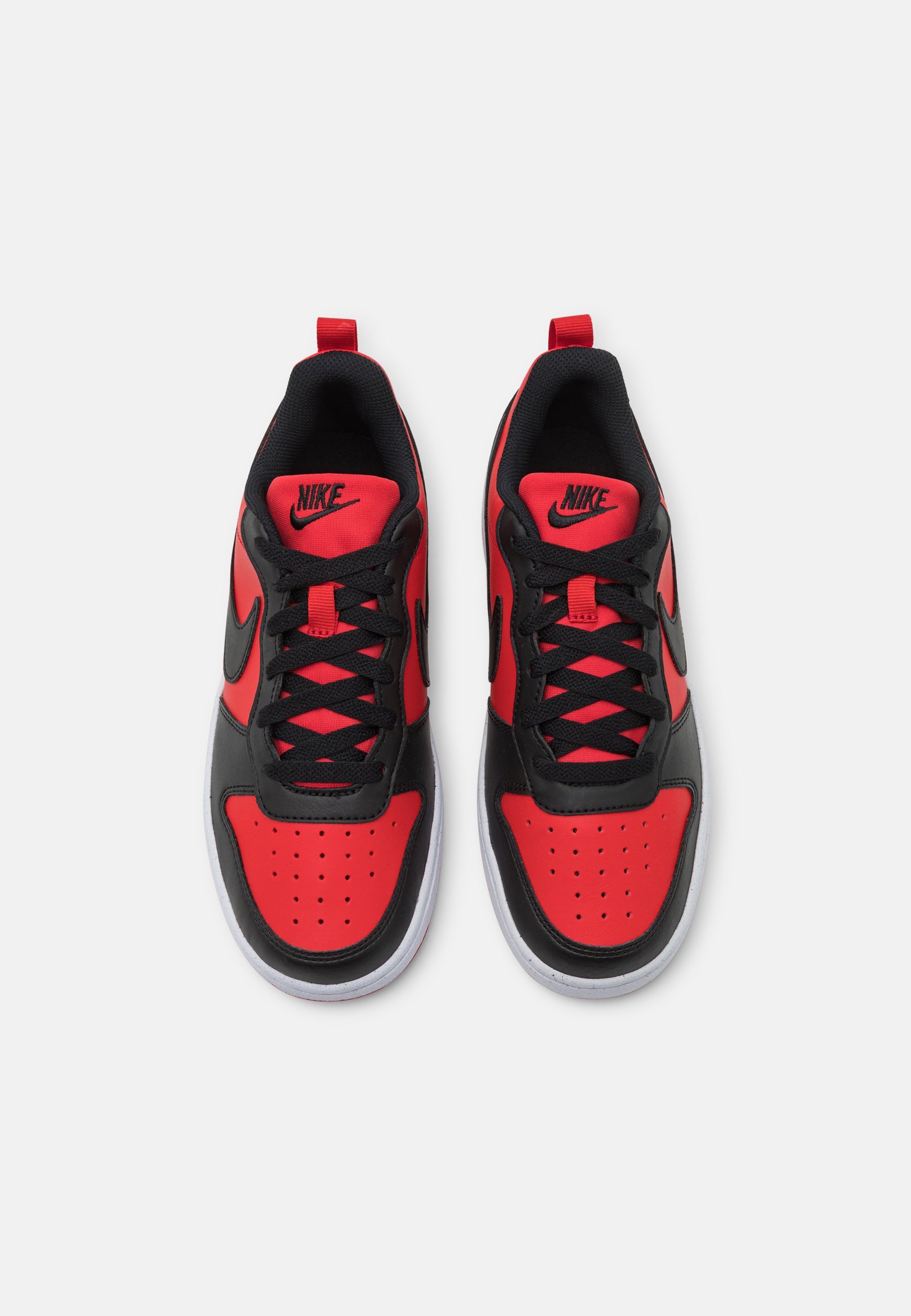 Nike Sportswear COURT BOROUGH LOW UNISEX - Sneaker - University Red/Black/White