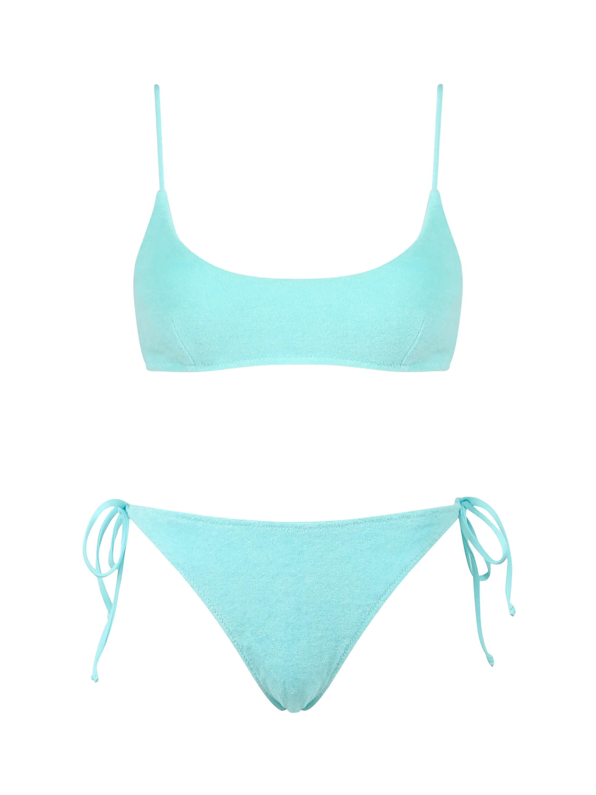 Judy Virgo damesbikini met groene sponslaag