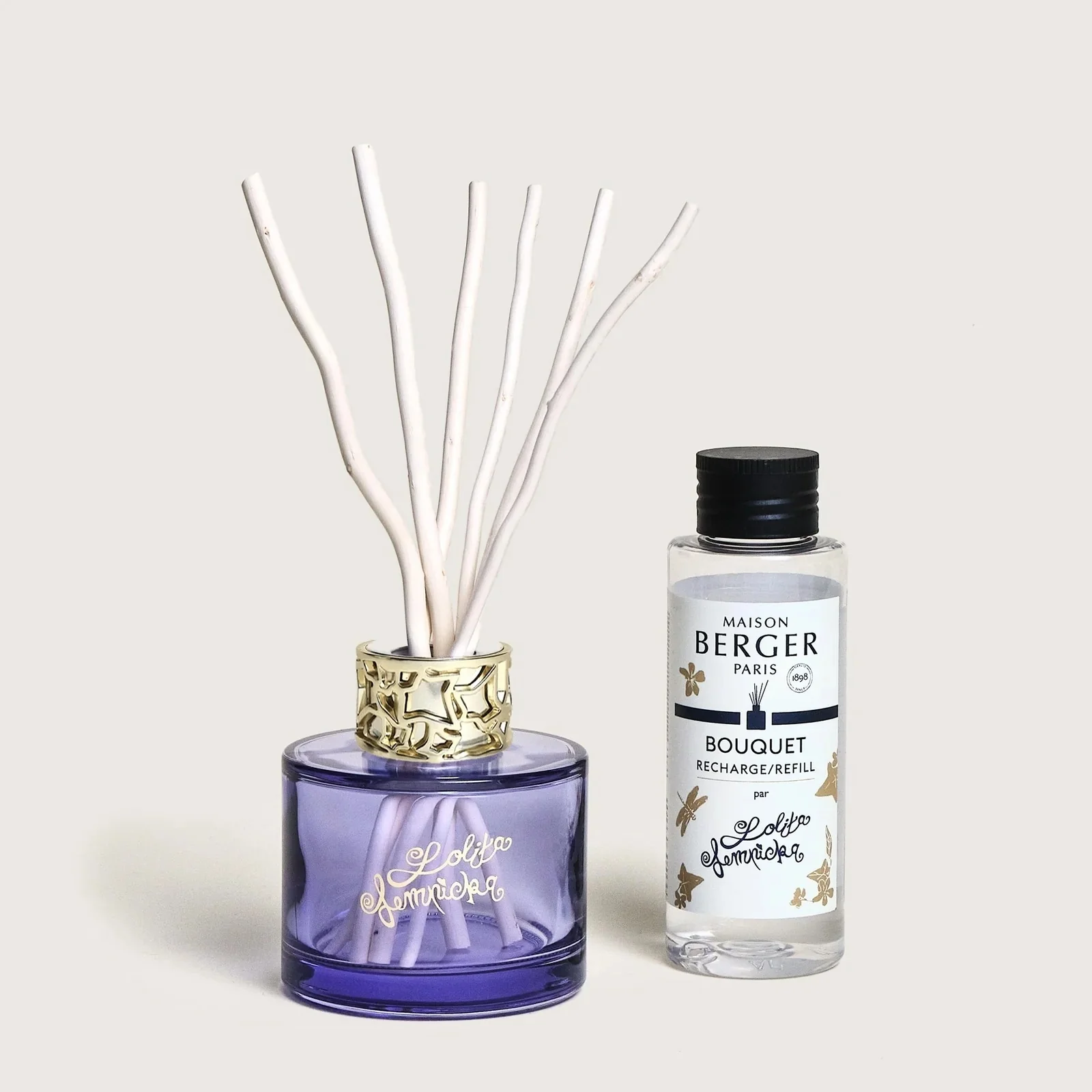 Bouquet Parfumé LOLITA LEMPICKA - Duo Mini Bouquet e Spray Parme - Diffusore di Profumo, Profumo per Diffusore