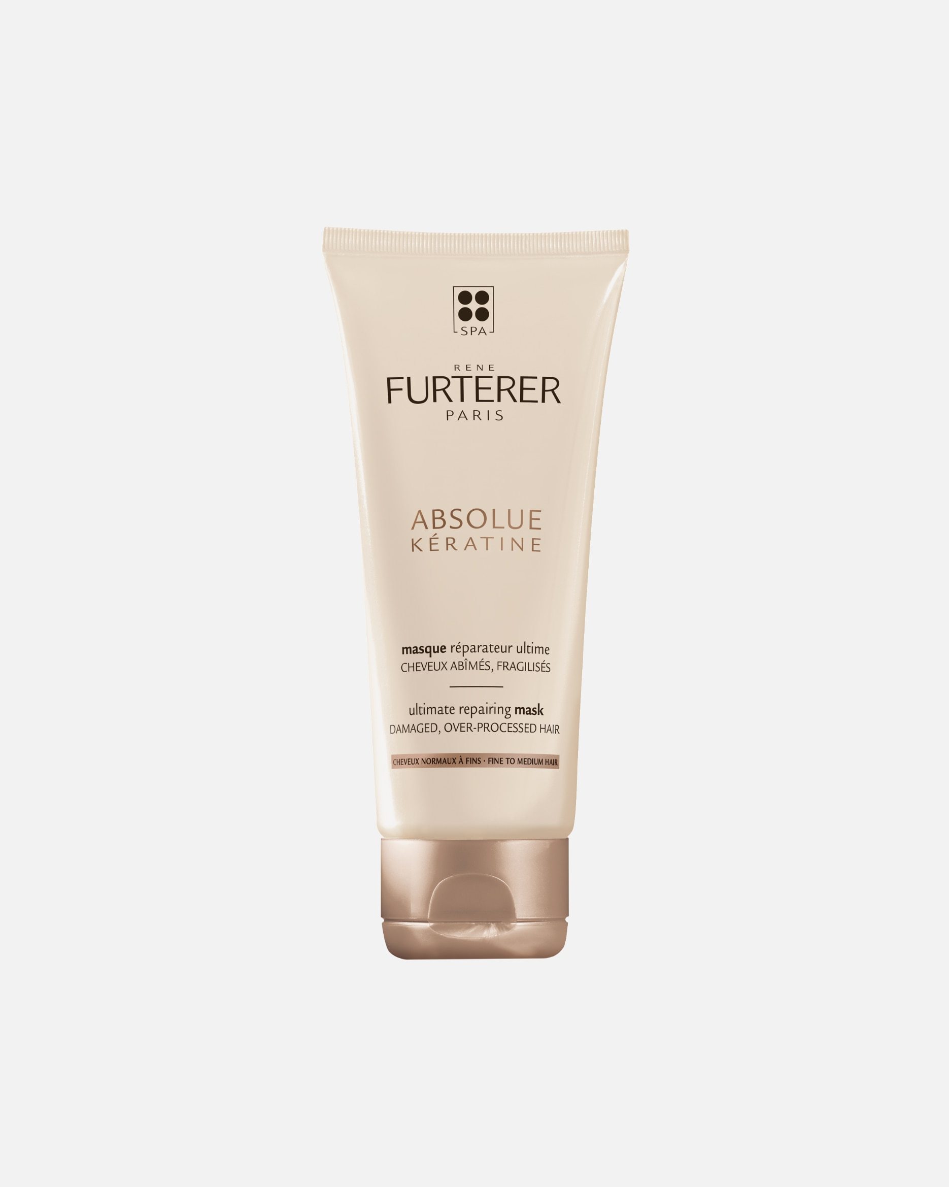 René Furterer matu maska Absolue Keratine Ultimate Repair Mask Smalkiem un vidēji bieziem matiem - 100 ml