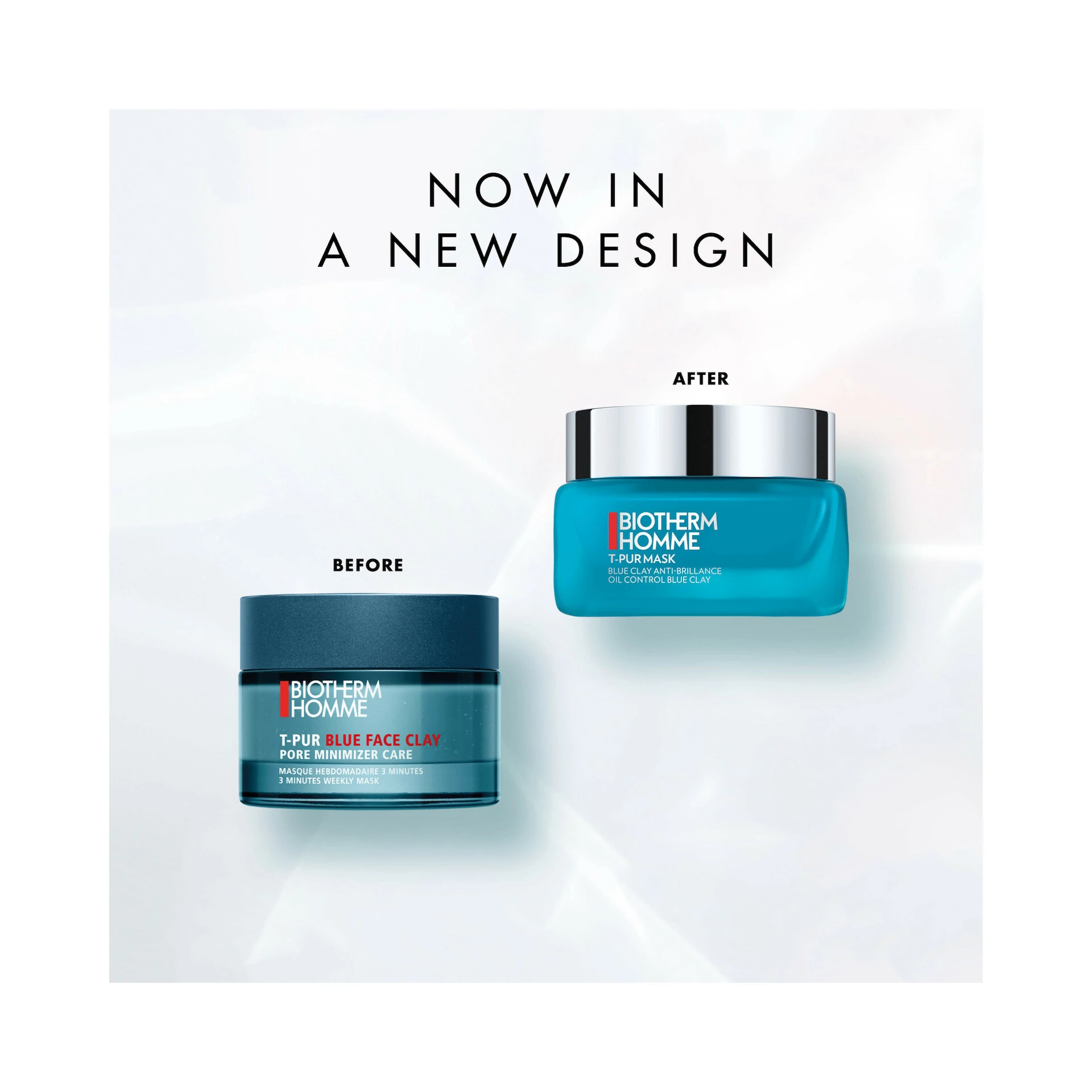 T-Pur Blue agyagmaszk arcra 50 ml - Biotherm Homme
