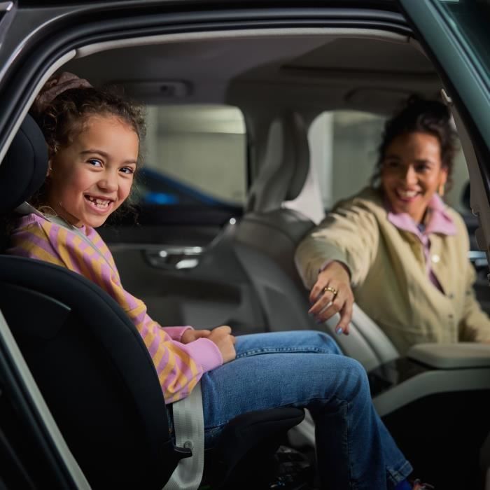 BEBECONFORT EVOLUFIX 360 i-Size konvertibelt svingbart bilsete - Gruppe 0/1/2/3, Isofix - 0 til 12 år (36 kg), 40-150 cm, Tonet svart