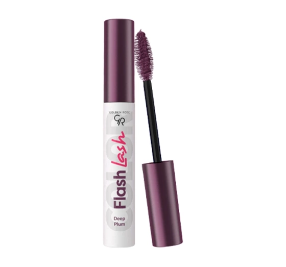Golden Rose Flash Lash wodoodporny tusz do rzęs 09 Deep Plum 9 ml