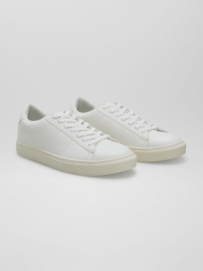 Lage wandelsneakers - WIT