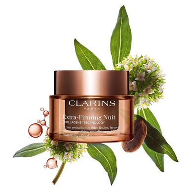 Clarins Extra Firming Night -kasvovoide kuivalle iholle ja kiinteyttämiselle 50 ml