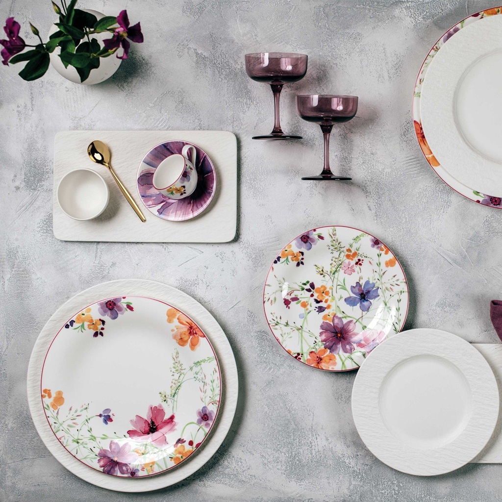 Villeroy & Boch set posuđa za večeru, početnički set od 8 dijelova, Mariefleur Basic - 1 komad