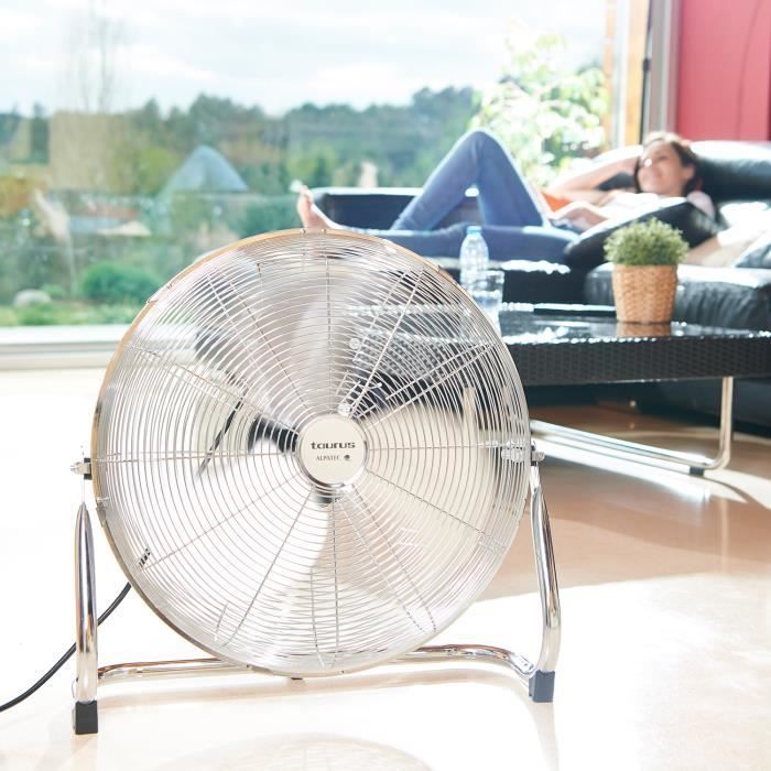 Taurus Alpatec Sirocco 18 120W floor fan, 3 speeds, 3 blades, adjustable tilt