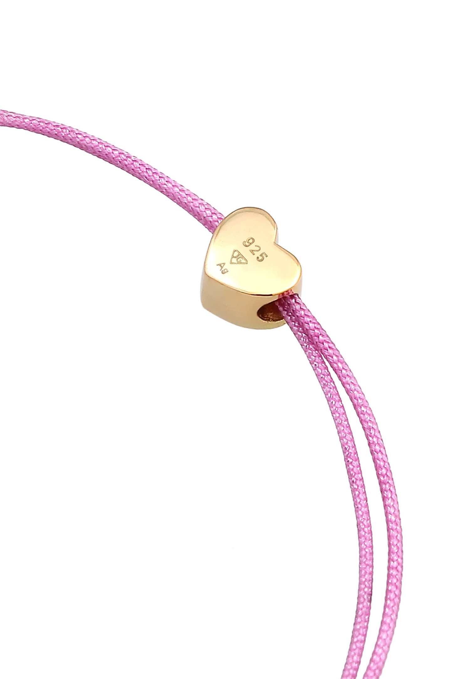 Elli Femmes pendentif coeur tendance en argent sterling 925