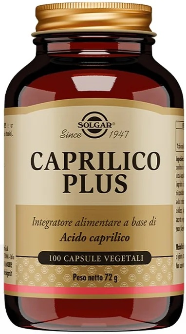 SOLGAR Caprylic Plus 1 capsule voor de darmflora