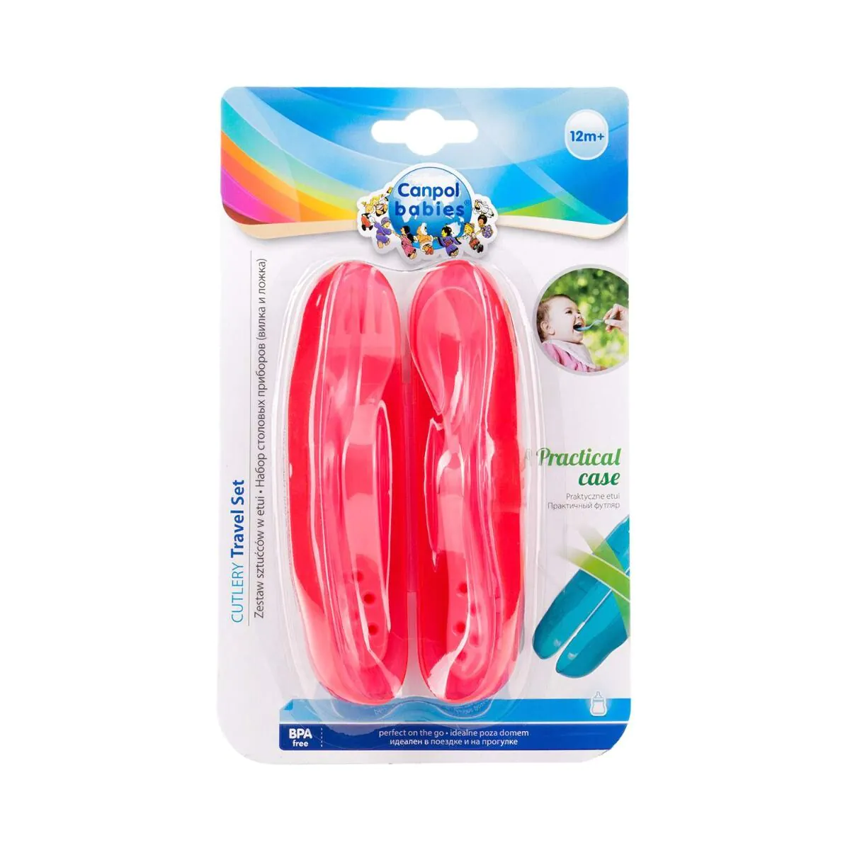 Canpol Babies Zestaw sztućców w etui