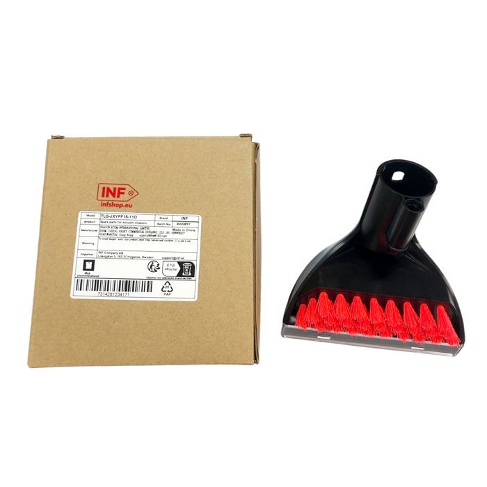 INF Tiefenreinigungsbürste 15 cm für Bissell – Gezieltes Reinigungszubehör – Schwarz