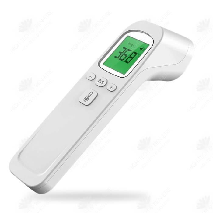 HTBE® Medicinsk panntermometer, beröringsfri infraröd termometer, bärbar termometer för hushållsapparater (exporterad)