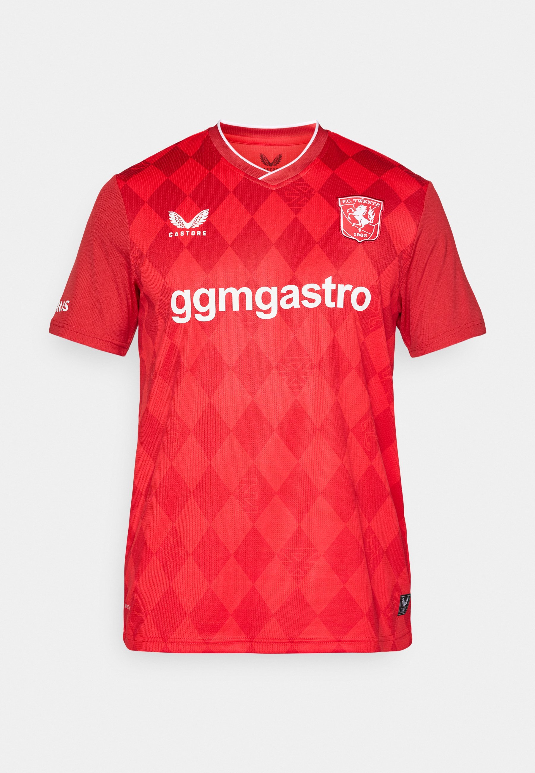 Maillot domicile manches courtes Castore FC TWENTE - Vêtements du club - rouge tomate/ruban