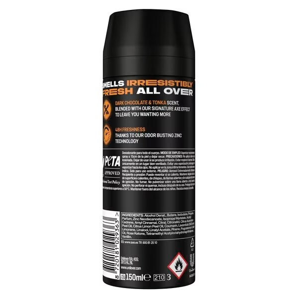 Axe Dark Temptation dezodorans i sprej za tijelo 150ml