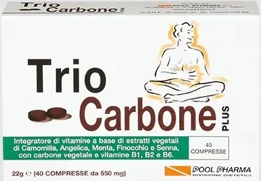 Triocarbone Plus 40 Tabletten beseitigen übermäßige Blähungen