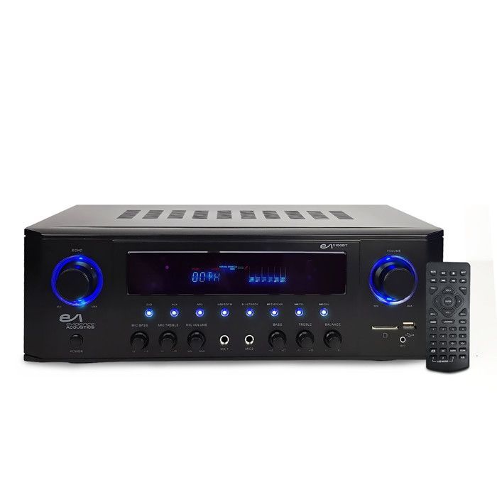 Hi-Fi Amplifier - Evidence Acoustics EA-5160-BT - 5.1 Stereo Karaoke 2x50W + 3x20W - USB, SD, AUX, DVD, FM Input