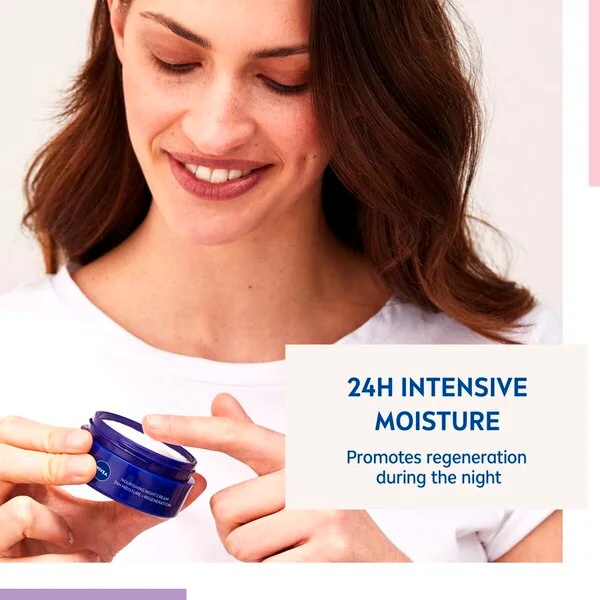 NIVEA hranilna nočna krema<br>50 ml - Suha koža
