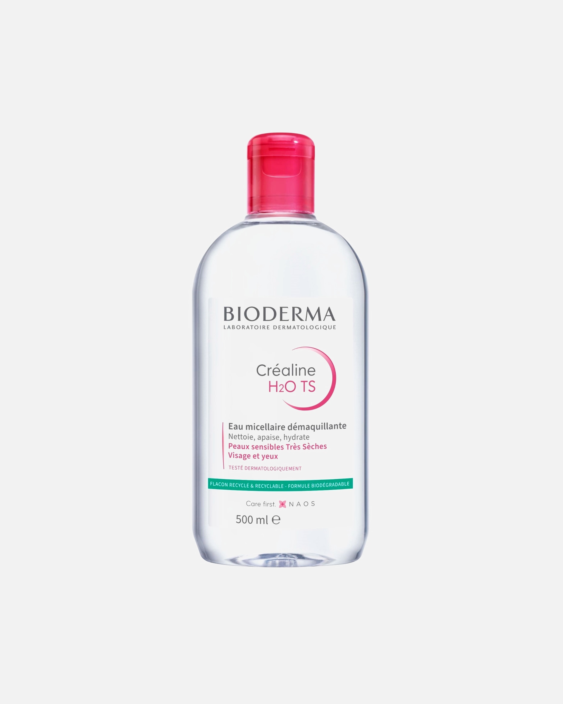 Bioderma CREALINE H2O TS Eau micellaire douce 500 ml Peaux très sèches