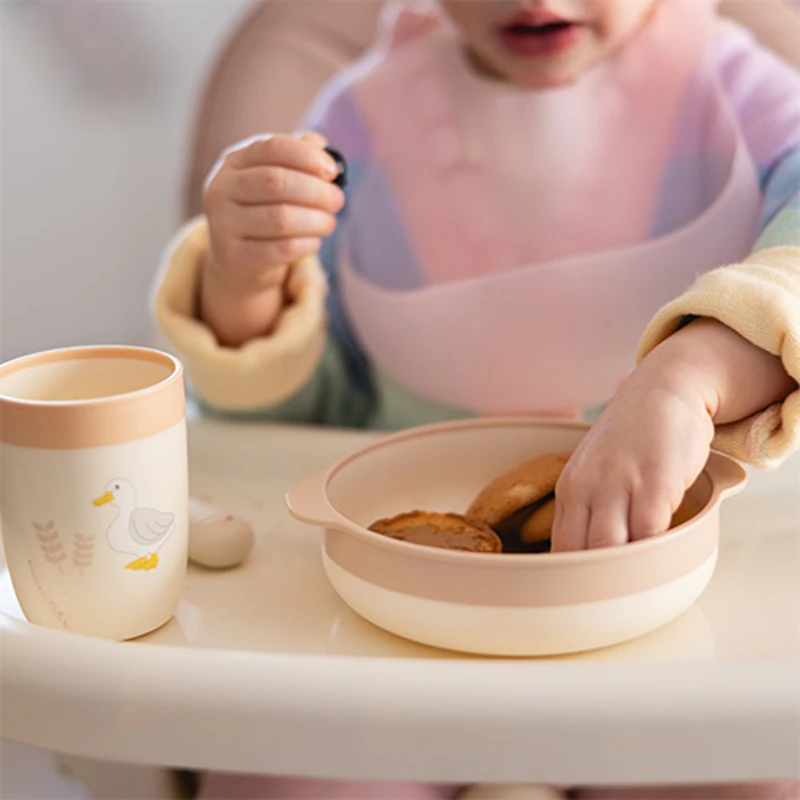 Conjunto de alimentação BabyOno Be Active, conjunto de pratos Farmer