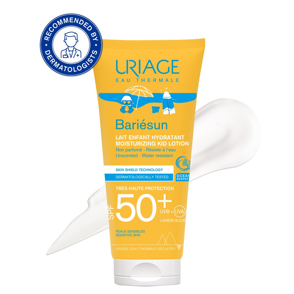 „Bariésun“ drėkinamasis pienelis vaikams SPF 50 Apsaugos nuo saulės vaistinė