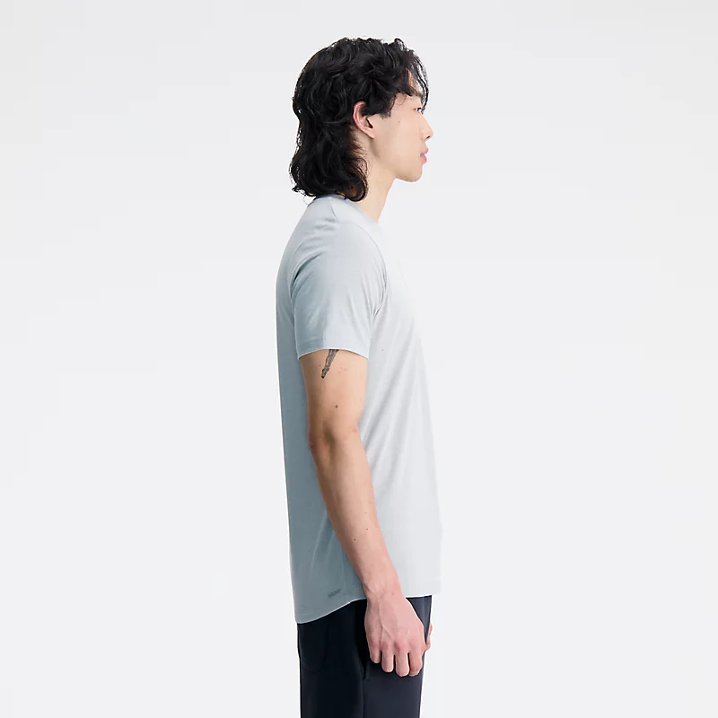 Męska koszulka Tenacity Heathertech - ATHLETIC GRAY HEATHER