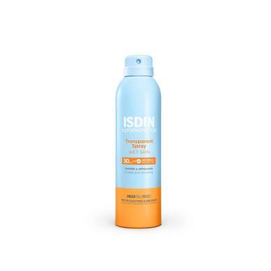 Isdin Protector solar corporal en spray para piel húmeda SPF30 250 ml