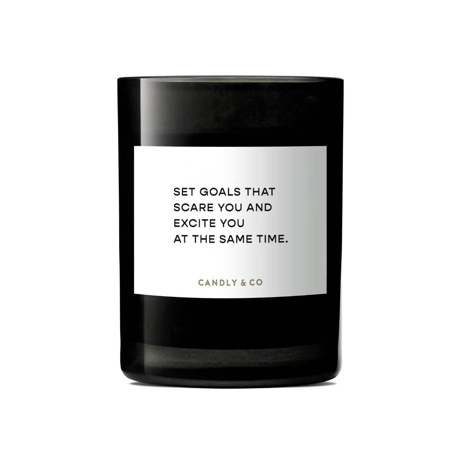 Candly&Co Bougie No.4 Set goals that scare you and excite you at the same time