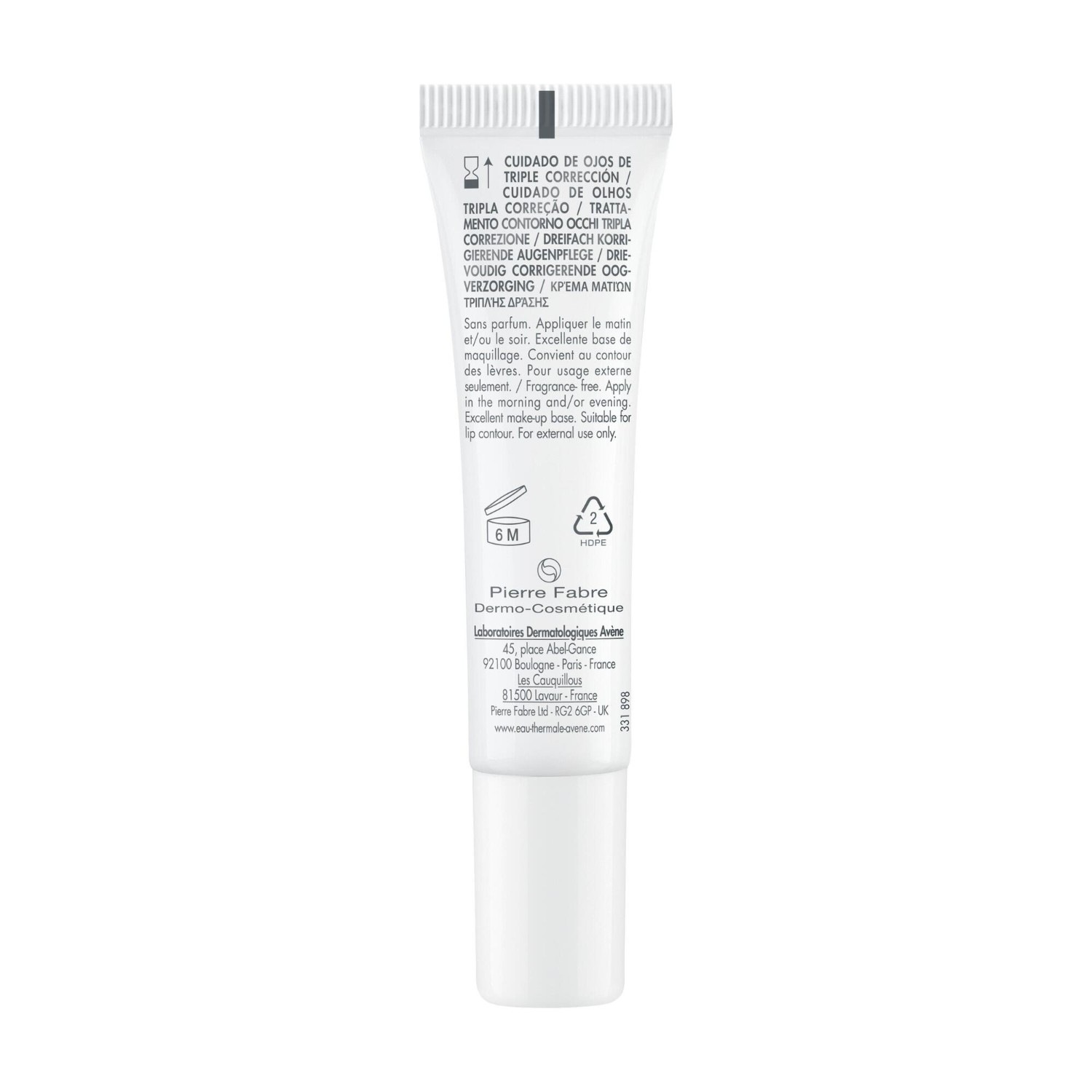 Avène Soin regard triple correction