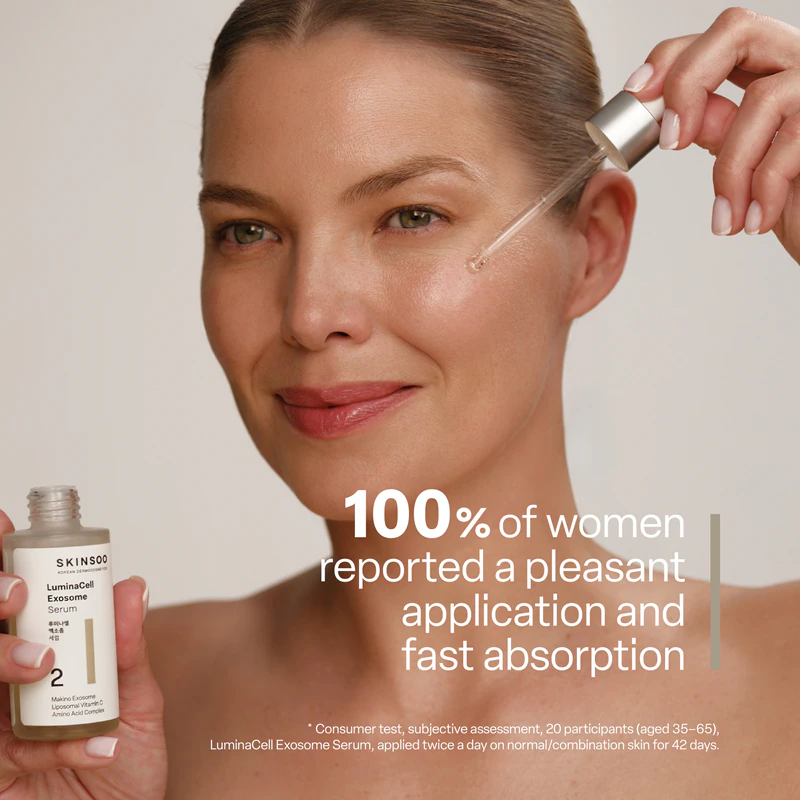 SKINSOO LuminaCell Exosome Serum rozjasňující sérum na obličej