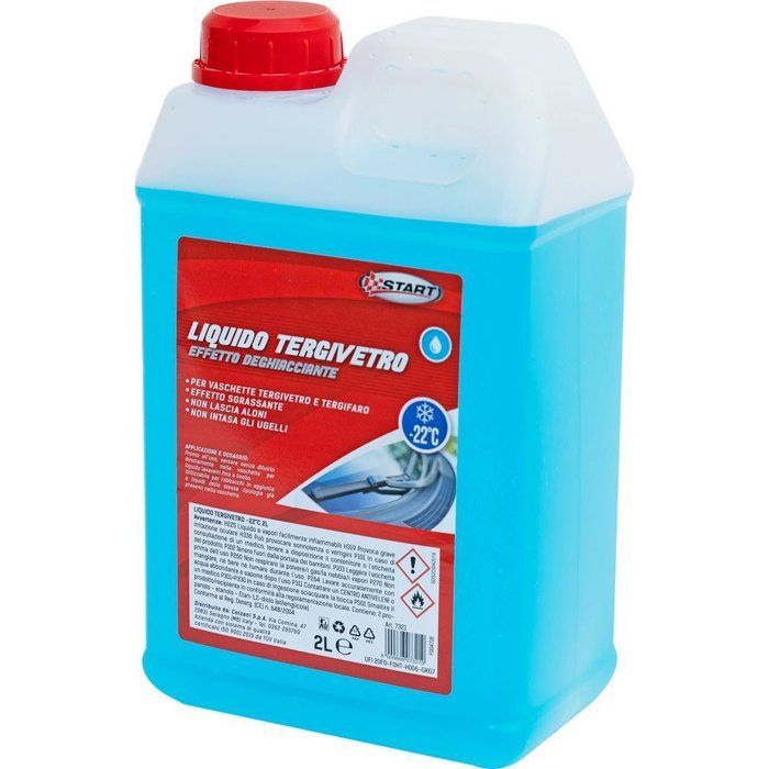 Líquido limpiaparabrisas Start, líquido limpiaparabrisas con efecto antihielo -22°C, 2L