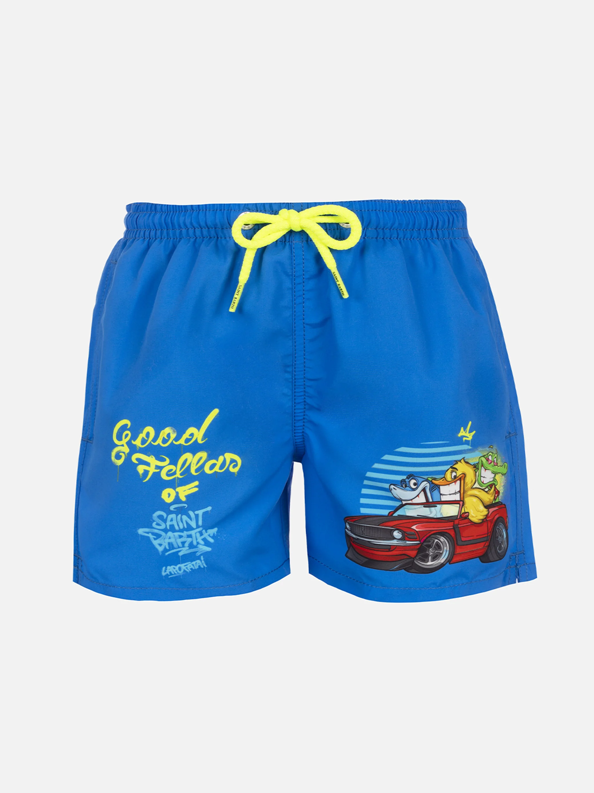 Costume da bagno medio Haiti da bambino con stampa piazzata Cryptopupp