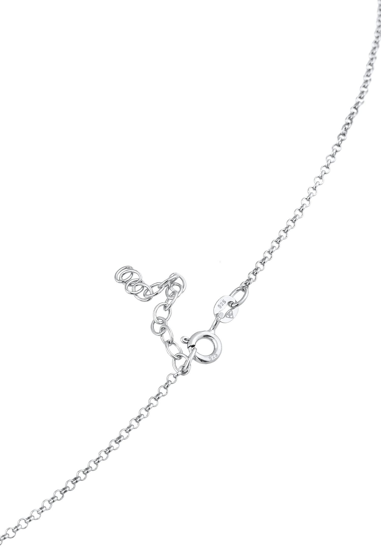 Elli Solitaire pour femmes avec cristaux de zirconium en argent sterling 925
