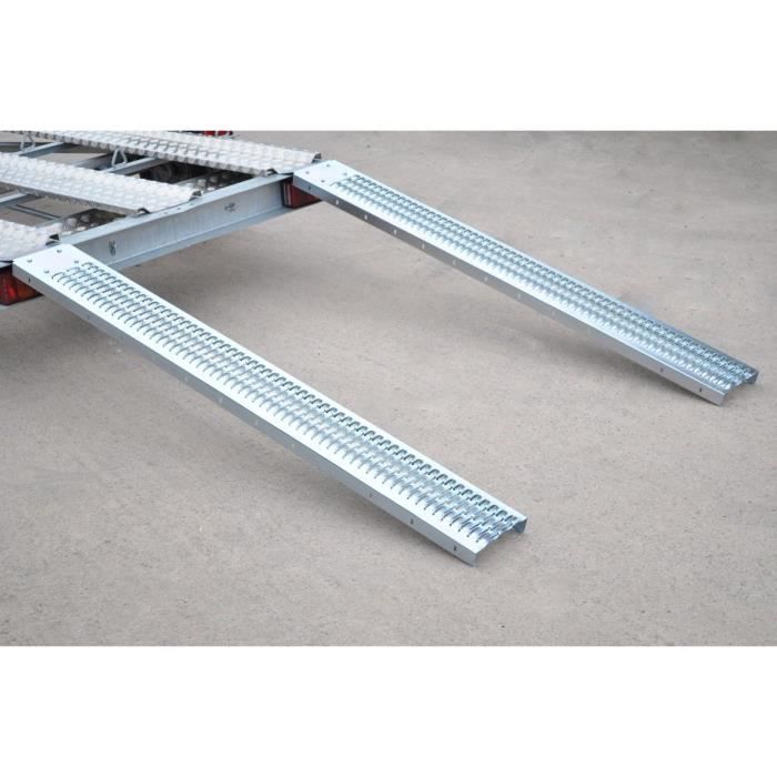Rampas de carga de 226 kg, par de rampas de 1,83 m (6 pies) para coches y motocicletas, TE477, antideslizantes.