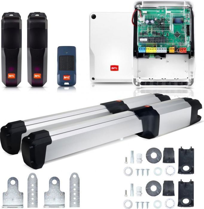 Kit motore per cancello a battente - BFT - PHOBOS BT B40 - 2 telecomandi - 230V - apertura 110°