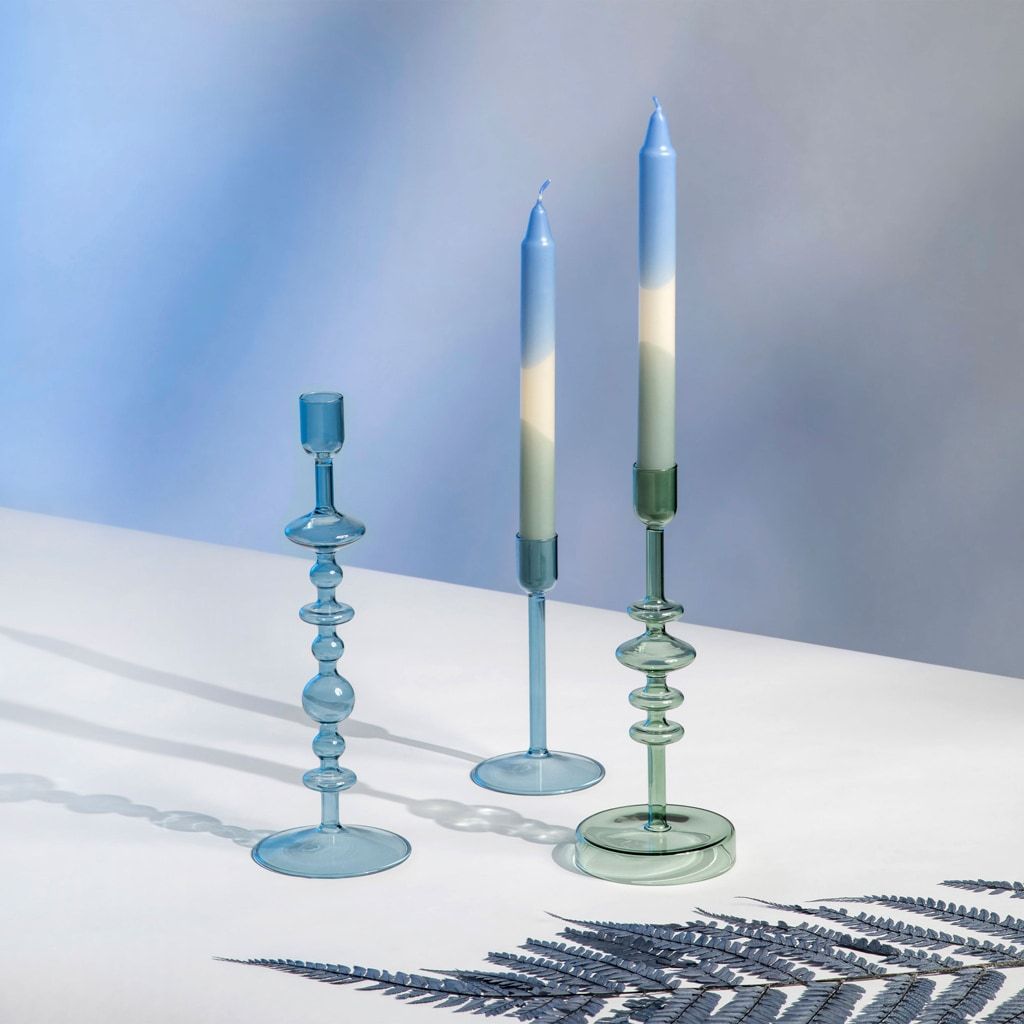 Like. by Villeroy & Boch Candle, Dip-Dye Candle Ice, Sage, 2 komada. Like at Home – 1 komad.