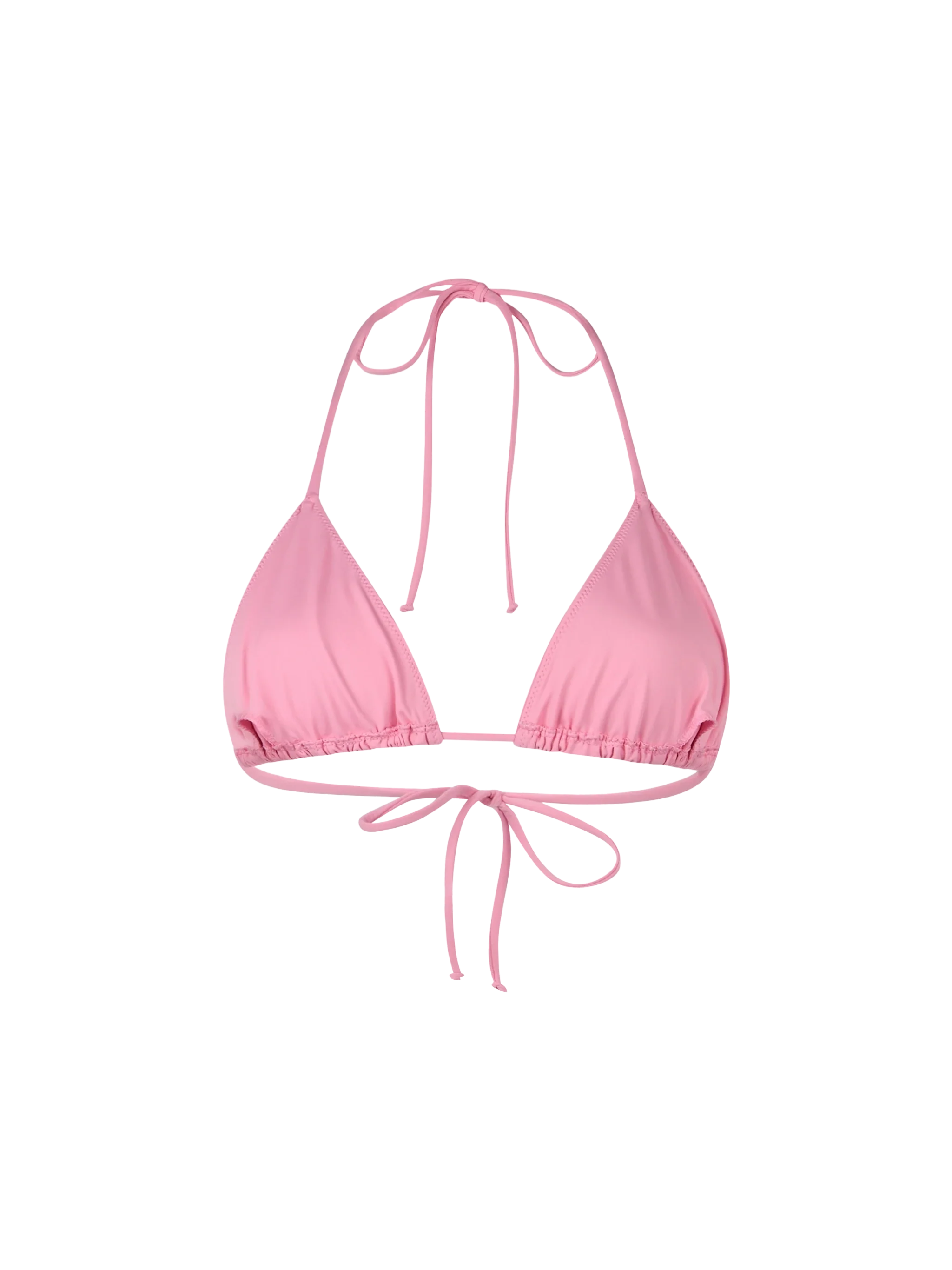 Traje de baño Leah Pink con top triangular