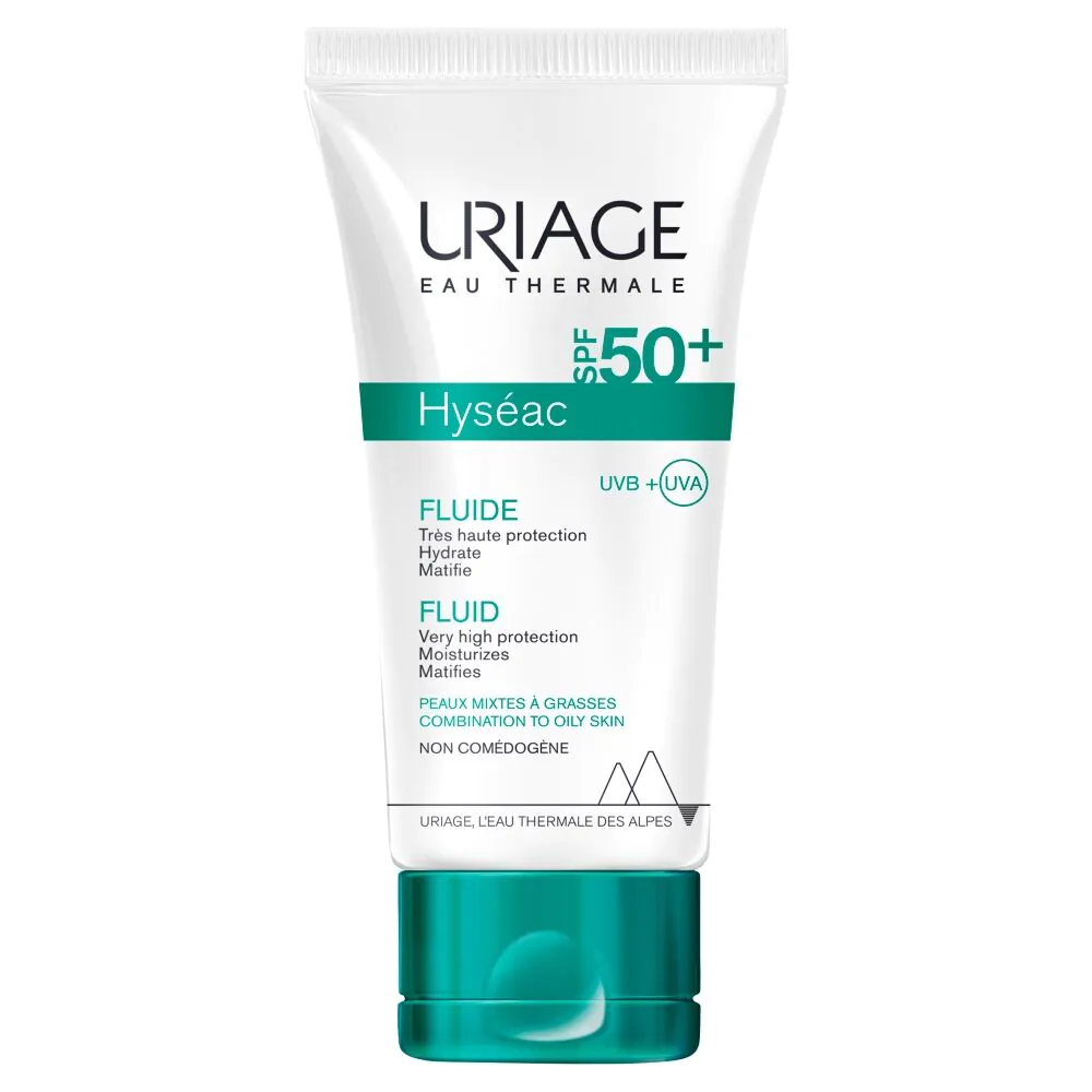 Uriage Hyseac Fluid przeciwsłoneczny do cery trądzikowej SPF50+