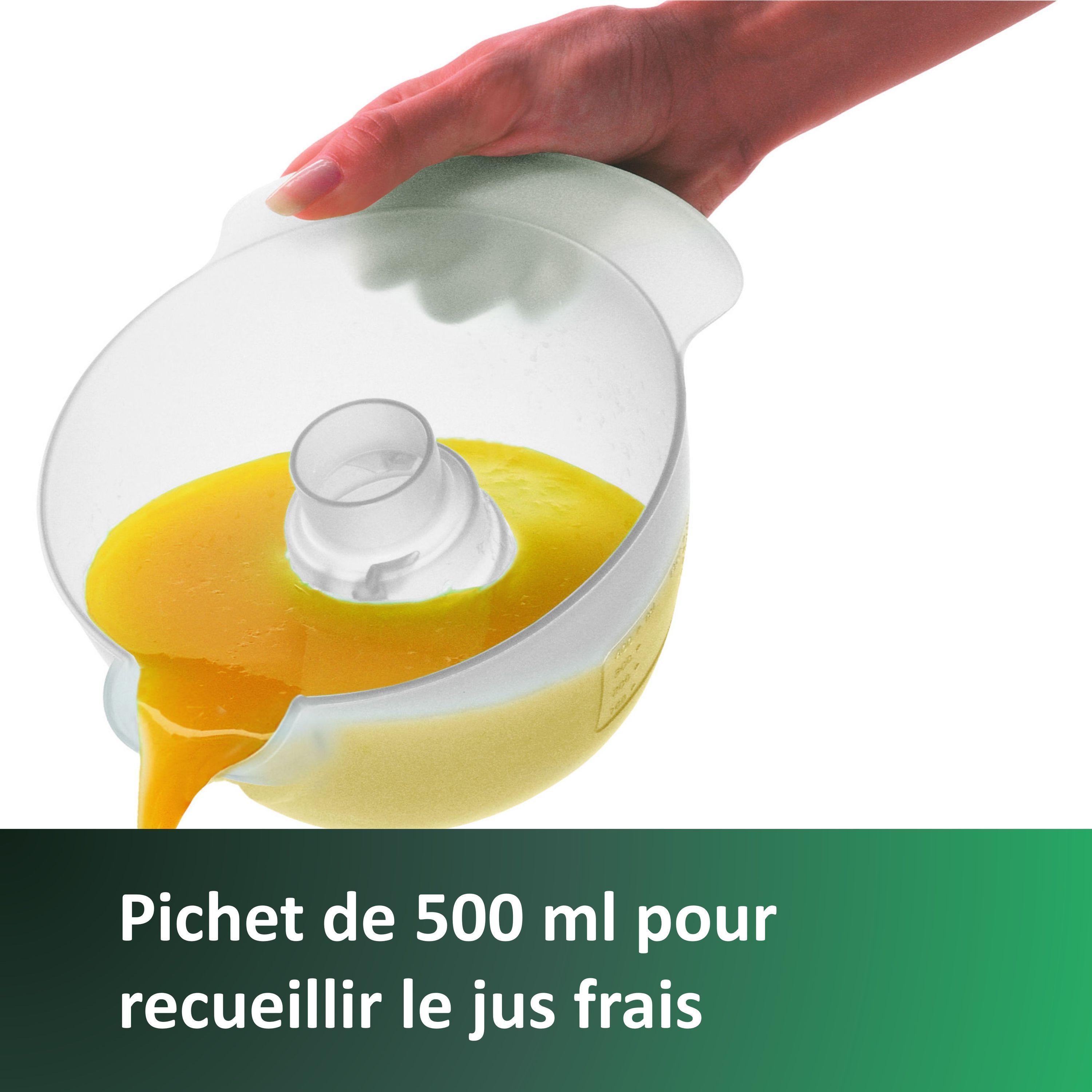 Presse-agrumes - PHILIPS - Daily HR2738/00 - Entièrement démontable - Capacité 0,5L - Design Compact - Blanc