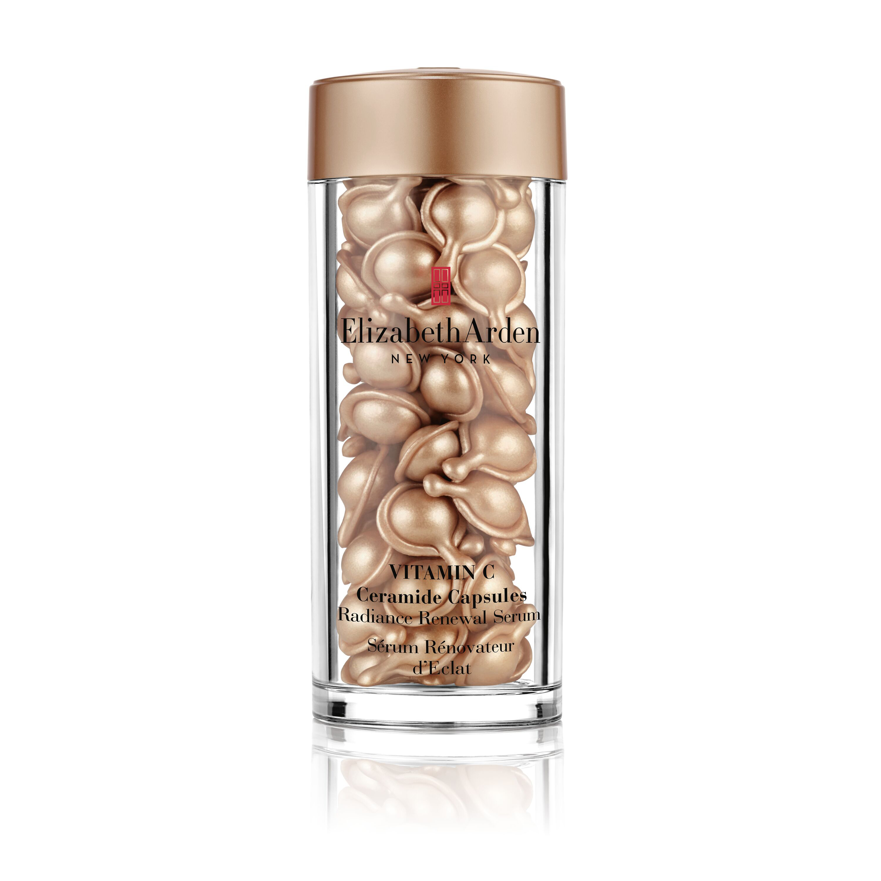 Capsule cu vitamina C și ceramidă, ser regenerator de strălucire, 60 buc. - Elizabeth Arden