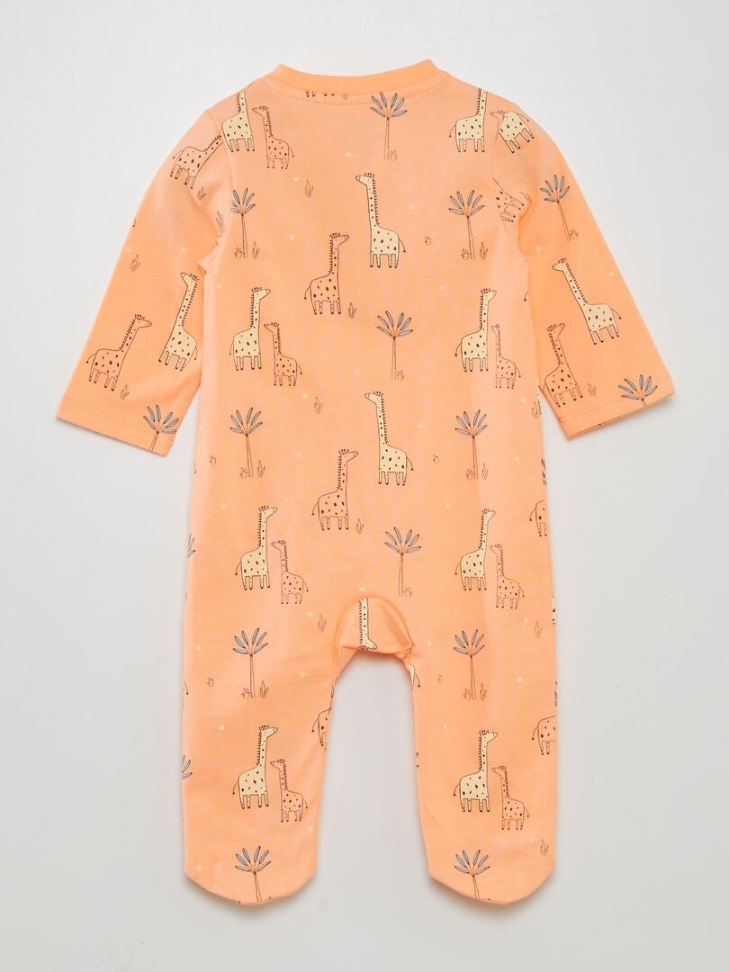 Body com estampa - LARANJA
