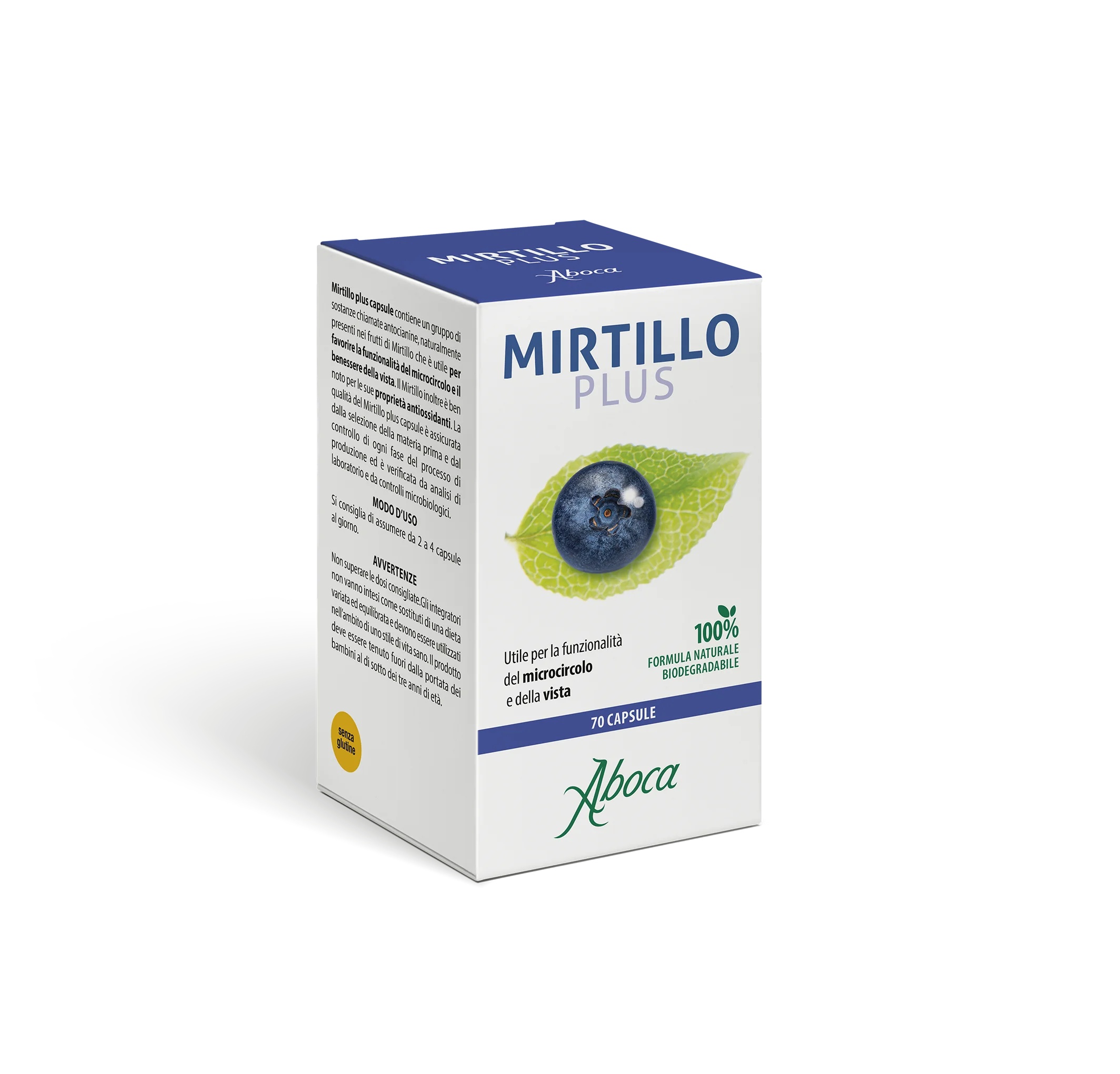 ABOCA Aboca Mirtillo Plus 70 capsules Complément alimentaire pour la microcirculation et la vision