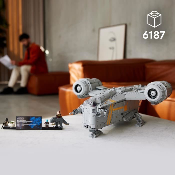 LEGO Star Wars 75331 Razor Crest, Maquette Vaisseau Spatial, Le Mandalorien, Collection UCS