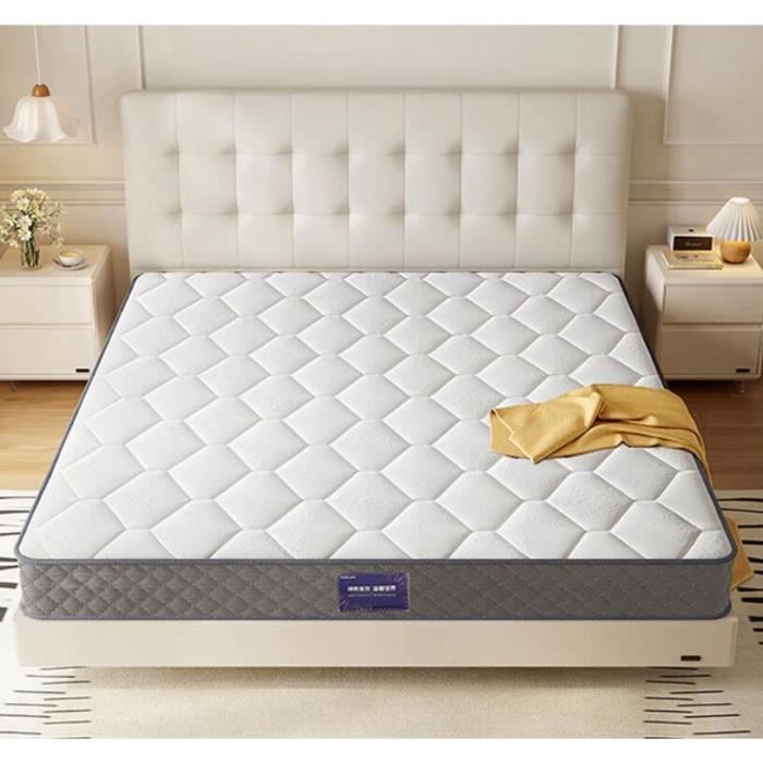 Colchão de luxo - 160x200 cm - Espuma viscoelástica - Molas ensacadas - 23 cm de espessura