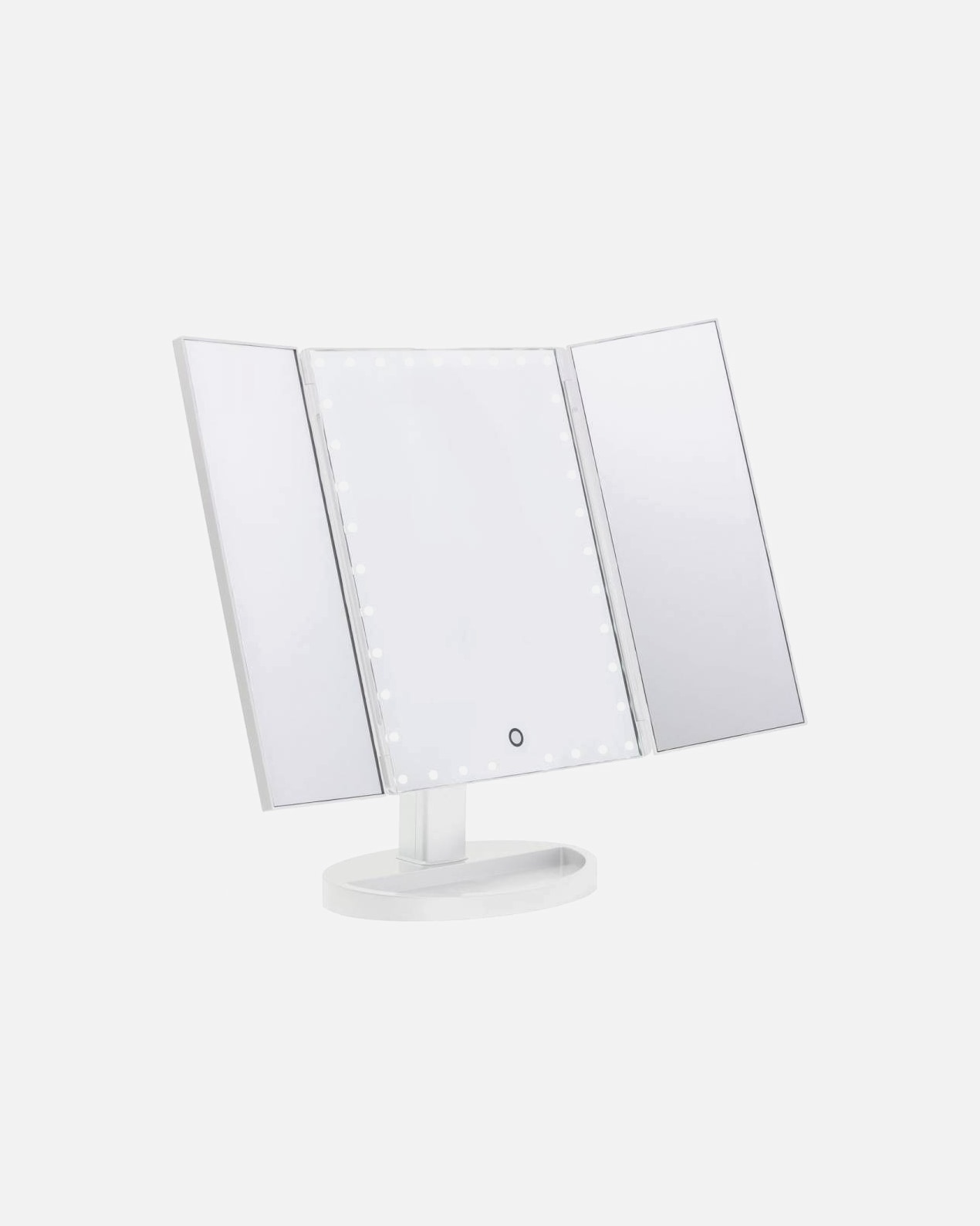 UNIQ Hollywood Dreifach-Kosmetikspiegel mit LED-Beleuchtung – 1 Stück