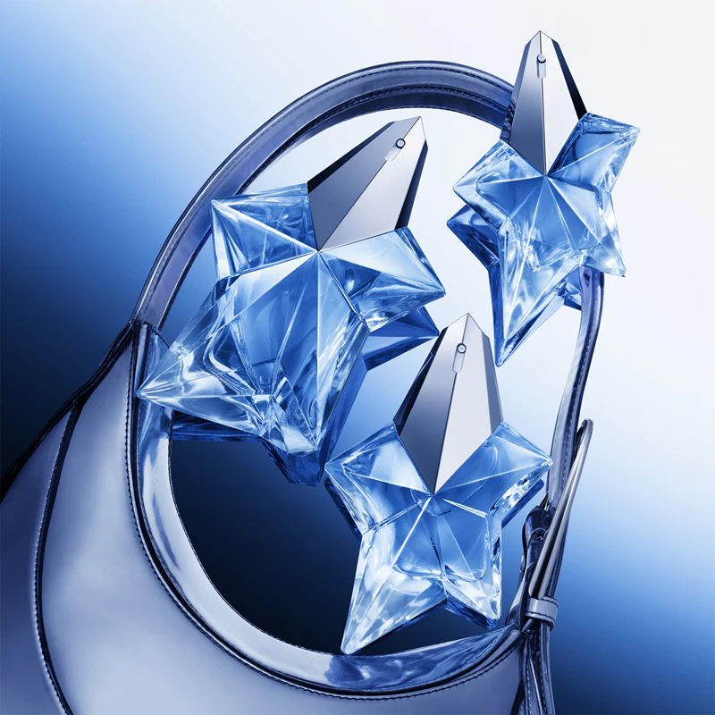 Frasco recarregável de Mugler Angel Eau de Parfum para mulheres