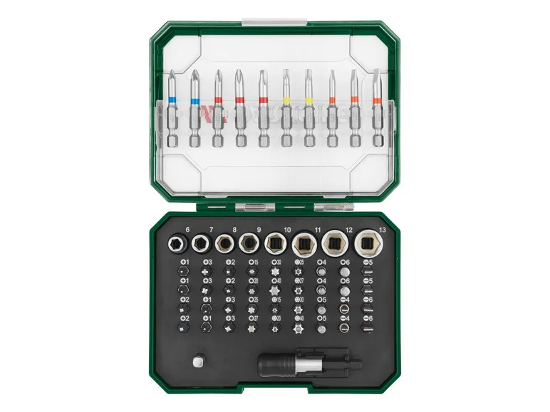 PARKSIDE® Pipenøkkelsett med smurt bit, skrutrekkerbit PBS3 A2