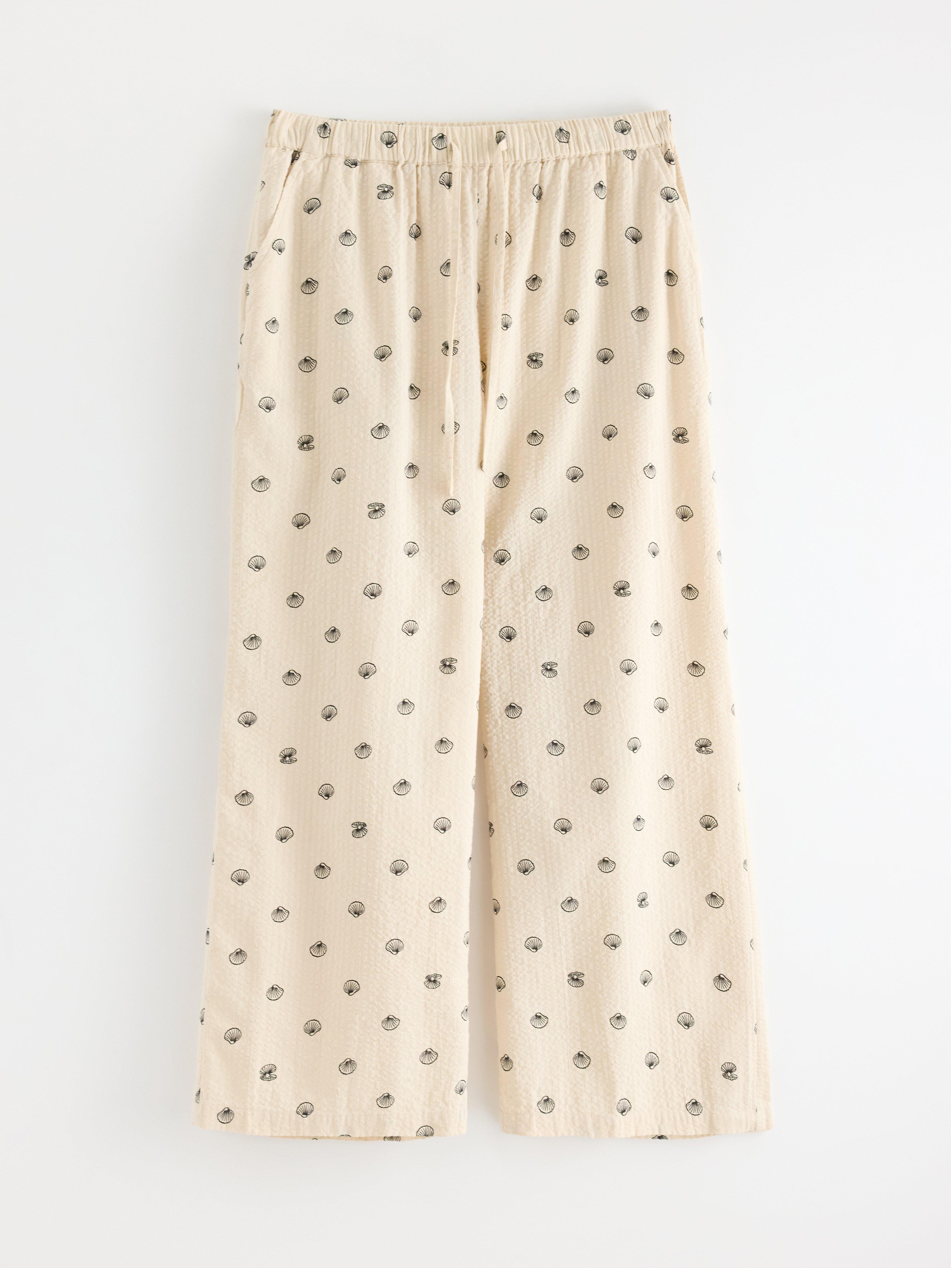 Pantaloni de pijama cu model Brook Wave
