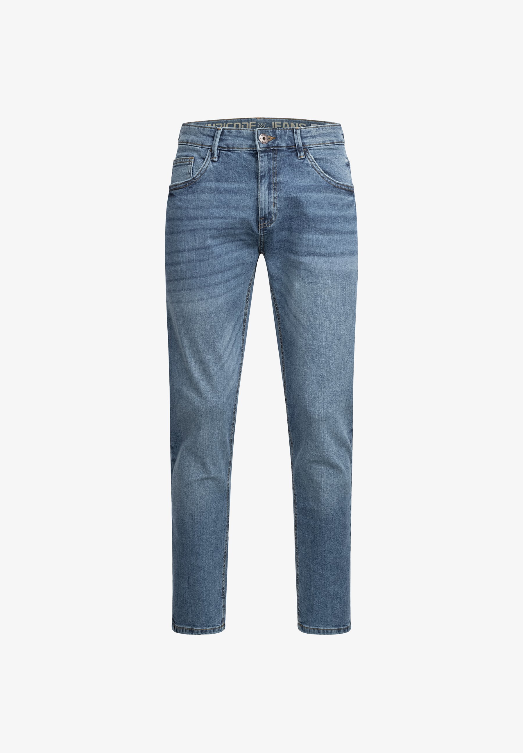 INDICODE JEANS SANTINO - Jean coupe slim - Gris foncé moyen