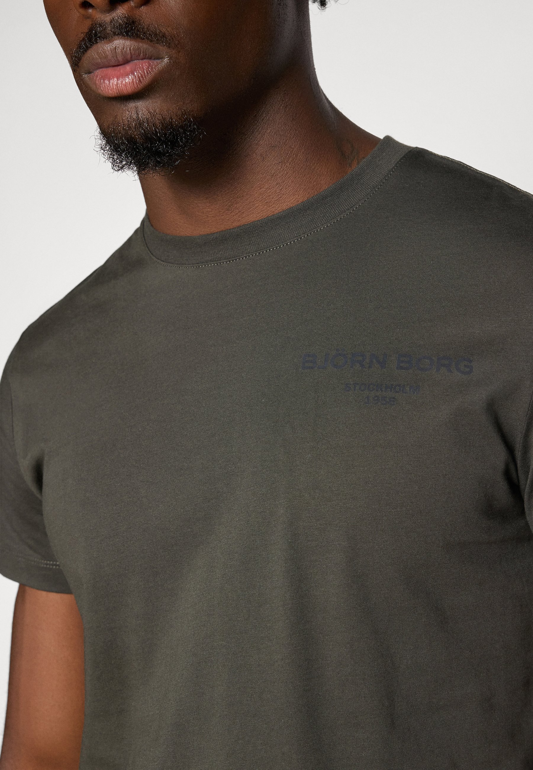 Björn Borg ESSENTIAL - Tricou simplu - peat grey