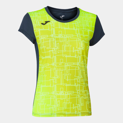 Tricou Joma Elite VIII cu mânecă scurtă, bleumarin, galben fluorescent